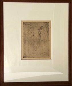 ピカソの母親の化粧「サルタンバンク」より（版画）の作品写真